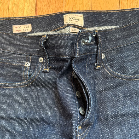Men's Dark Blue Jeans - Picture 2 of 3